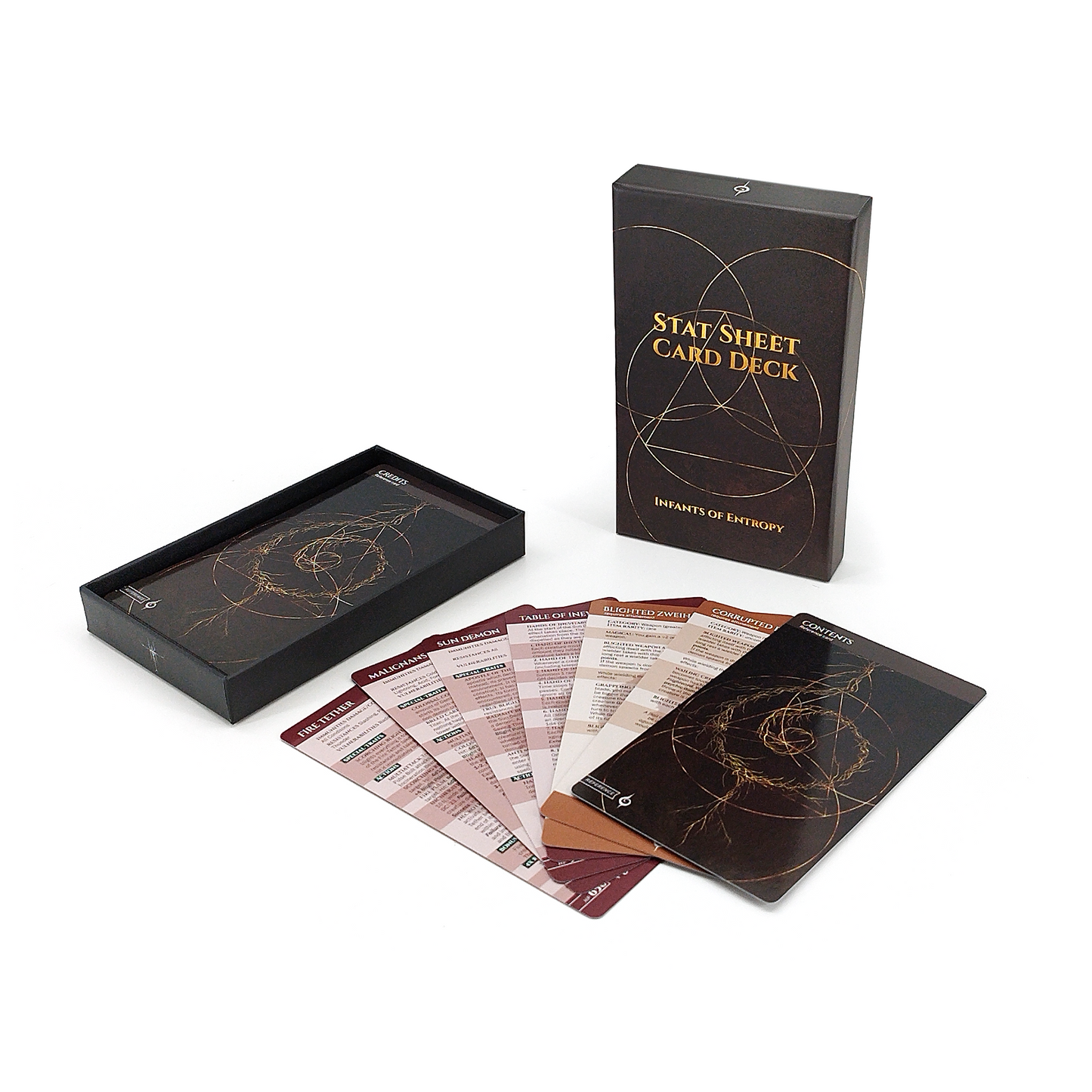 Infants of Entropy Stat Sheet Card Deck