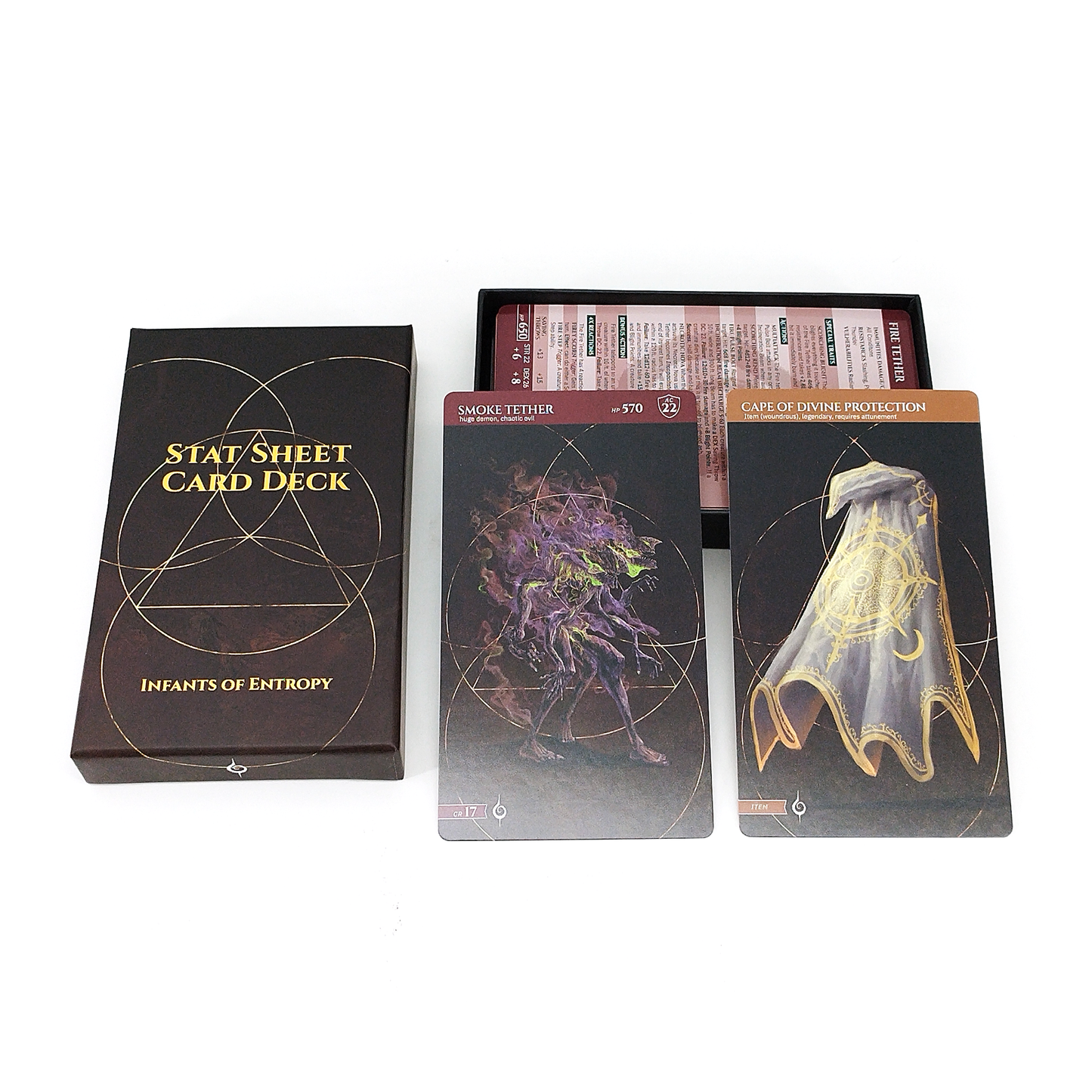 Infants of Entropy Stat Sheet Card Deck