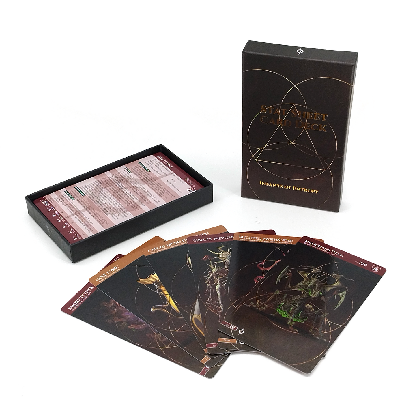 Infants of Entropy Stat Sheet Card Deck