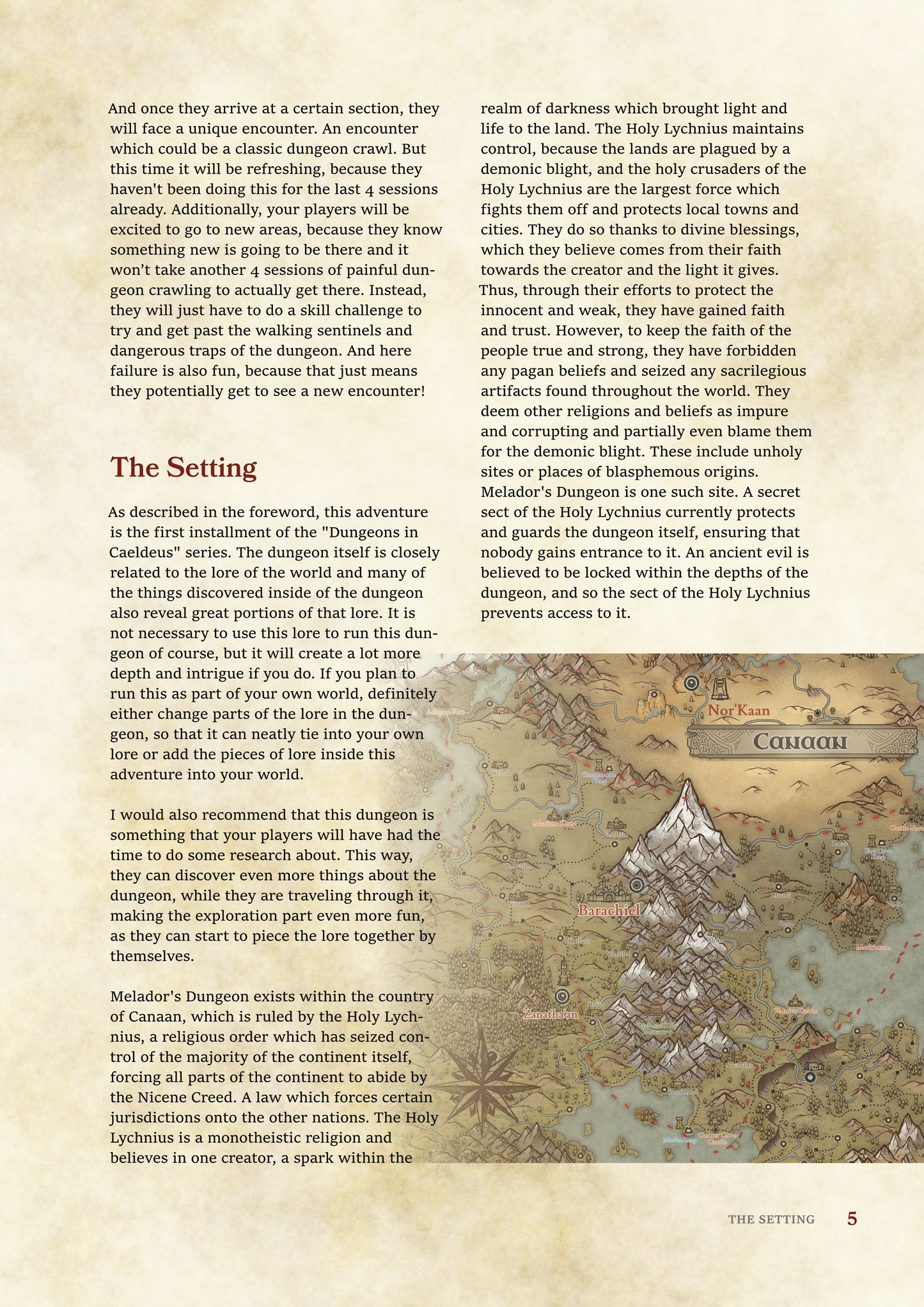 Meladors Dungeon, DnD 5e Mega Dungeon