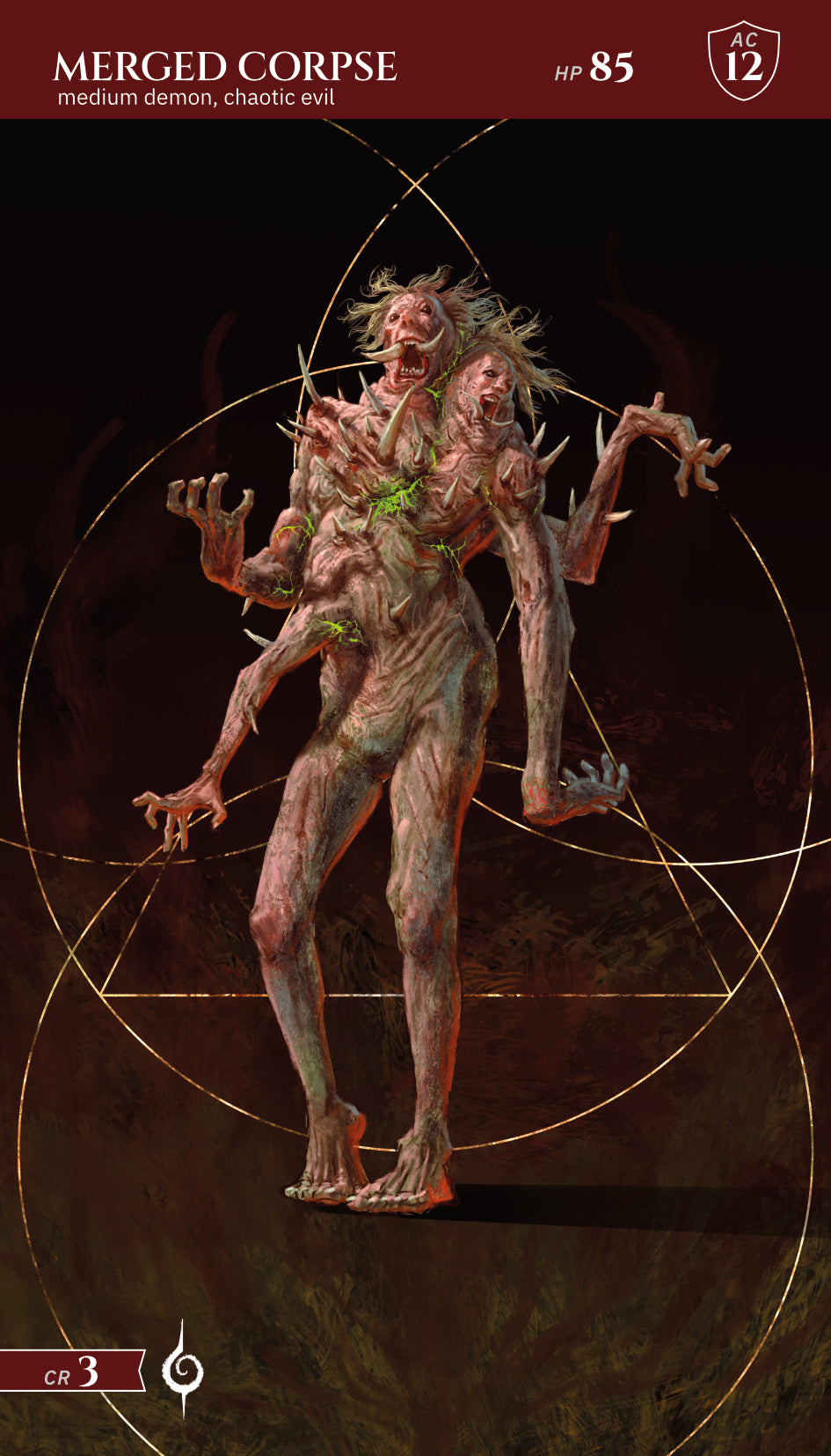 Infants of Entropy Stat Sheet Card Deck