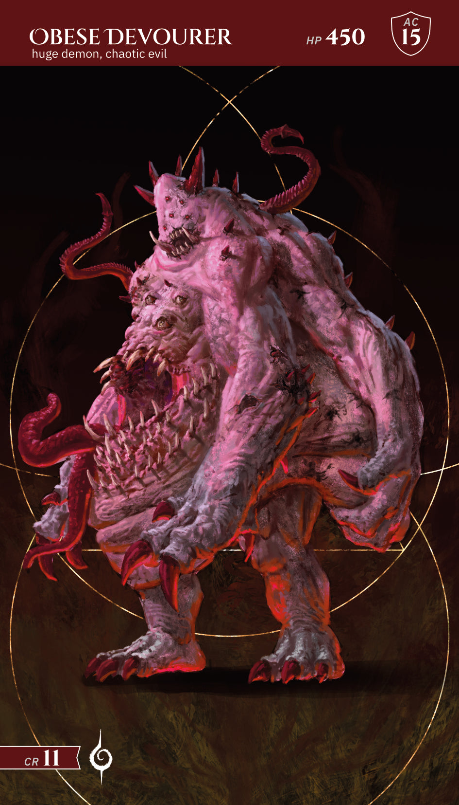 Infants of Entropy Stat Sheet Card Deck
