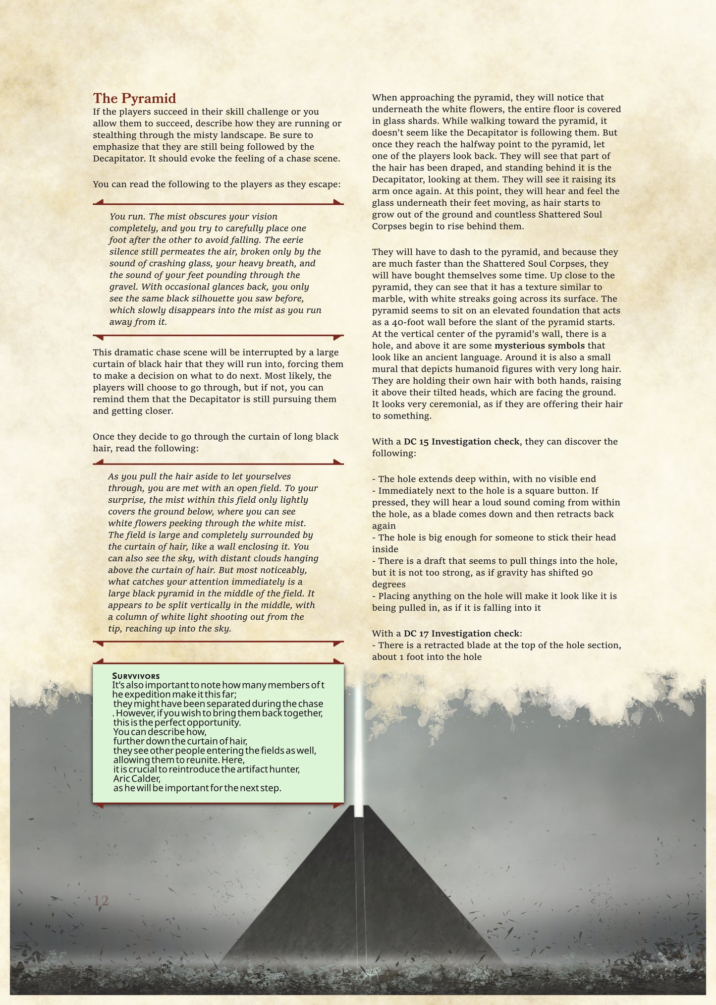 Mists of Fracture || DnD 5e Cosmic Horror One-Shot